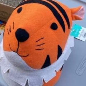 Pillowfort Orange and Black Tiger Wall Decor